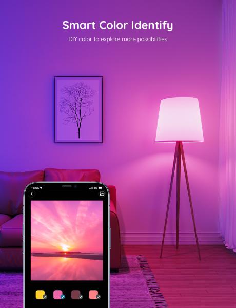 Govee smart led leuchtmittel e27 h6004cc1 wifi & bluetooth, 800lumen - Govee-h6004cc1-6974316999034-04.jpg