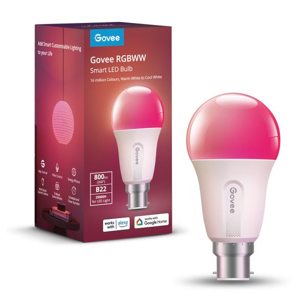 Govee smart led leuchtmittel e27 h6004cc1 wifi & bluetooth, 800lumen - Govee-h6004cc1-6974316999034