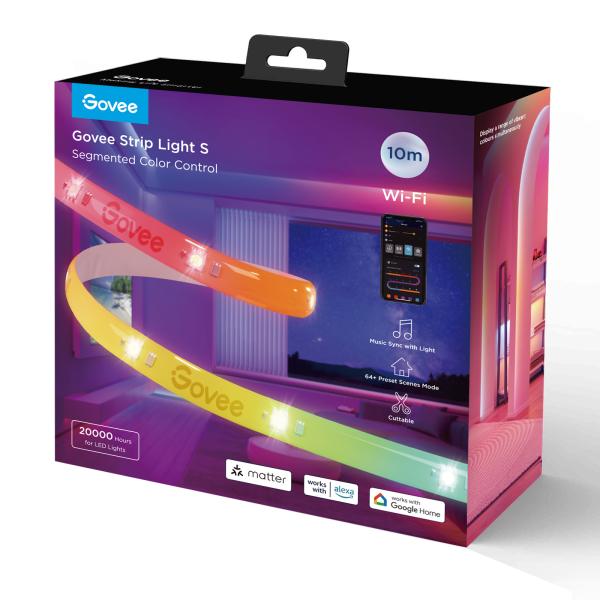 Govee wi-fi led strip light s 10m h612ccd1 - Govee-h612ccd1-6974316999928