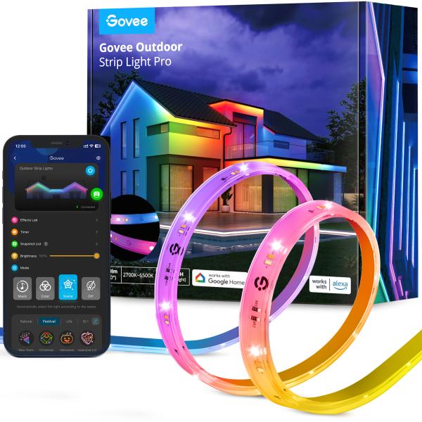 Govee wifi led strip 10m h70a13d1 outdoor - Govee-h70a13d1-6974316999430