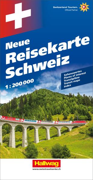 Hallwag neue reisekarte 3-8283-3021- schweiz 1:200'000 - Hallwag-3-8283-3021--9783828309685