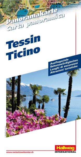 Hallwag panoramakarte 382830125 tessin - Hallwag-382830125-9783828301252