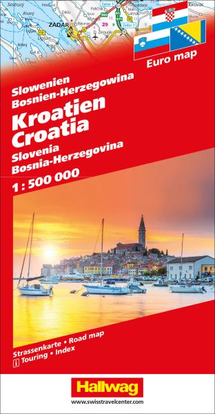 Hallwag strassenkarte 382830948 balkan 1:500'000 - Hallwag-382830948-9783828309487