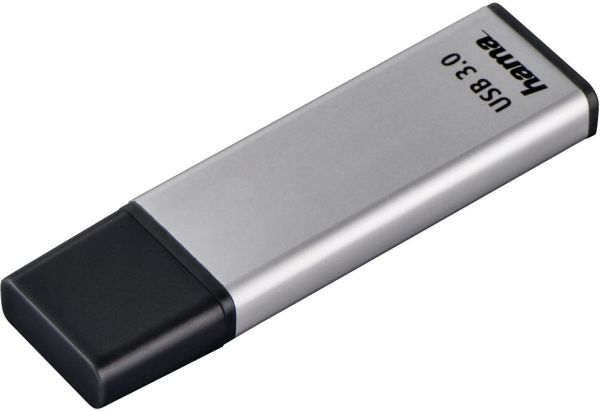Hama usb-stick classic 181054 3.0, 128gb, 40mb/s, silber - Hama-181054-4047443401441