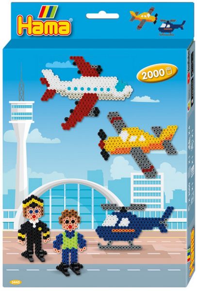 Hama bügelperlen set midi g1013445-0 flughafen - Hama-g1013445-0-0028178034450