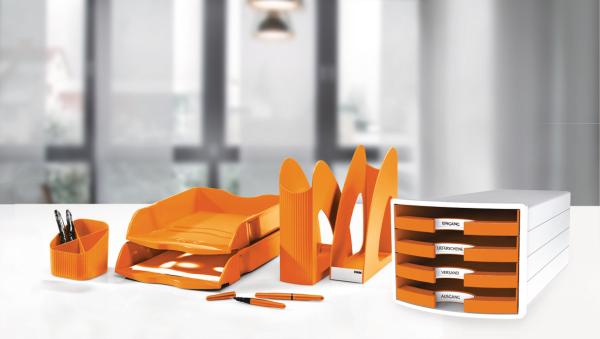 Han schubladenbox impuls a4/c4 1013-51 orange 4 schubladen - Han-1013-51-4012473101869-03.jpg