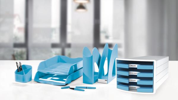 Han schubladenbox impuls a4/c4 1013-54 hellblau 4 schubladen - Han-1013-54-4012473101876-03.jpg
