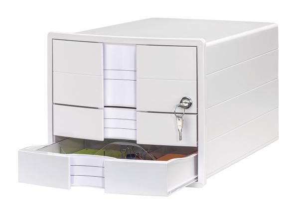 Han schubladenbox impuls a4/c4 1018-12 weiss 3 schubladen - Han-1018-12-4012473100961-02.jpg