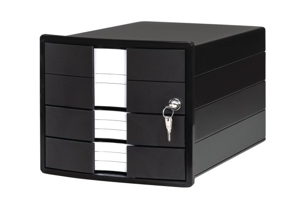 Han schubladenbox impuls a4/c4 1018-13 schwarz 3 schubladen - Han-1018-13-4012473100978