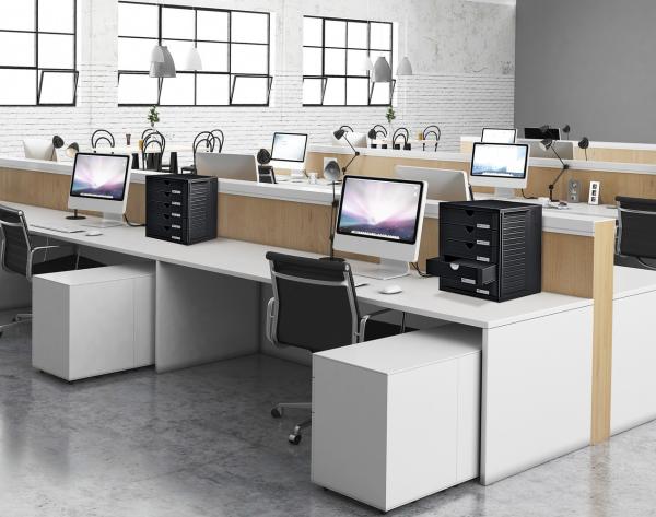Han systemboxen 5 fächer 1450-13 schwarz/schwarz - Han-1450-13-4012473145047-03.jpg