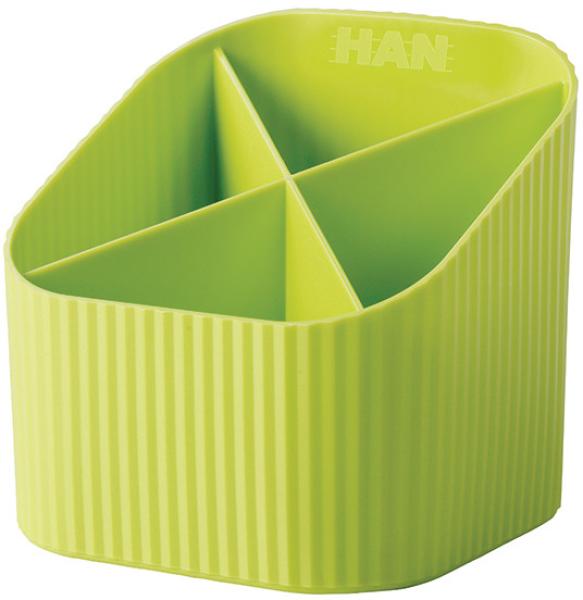 Han stifteköcher re-loop 17238-950 hellgrün 4 fächer - Han-17238-950-4012473172869