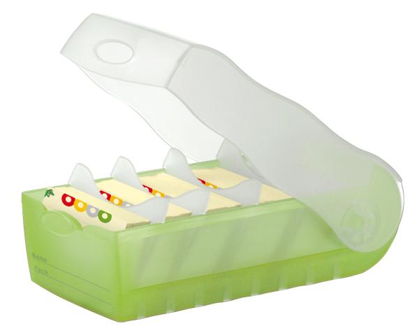Han karteibox croco a7 997-603 grün 12.1x8.5x24.6cm - Han-997-603-4012473997004-03.jpg
