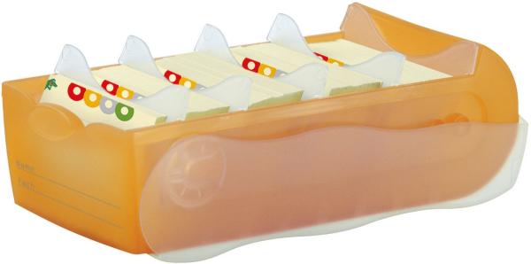 Han karteibox croco a8 998-613 orange 9.7x6.7x19.1cm - Han-998-613-4012473998018-03.jpg