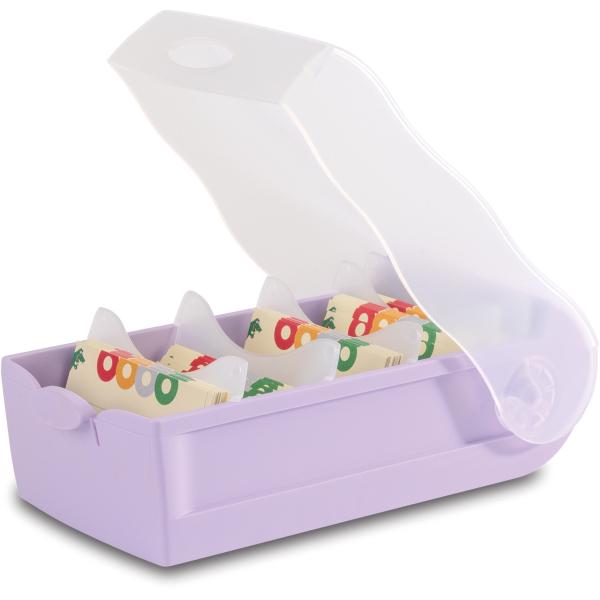 Han karteibox croco a7 n451433 pastelllila 27x12.7x8.4cm - Han-n451433-4012473121225