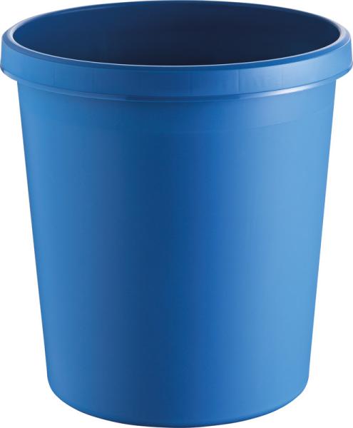 Helit papierkorb h6105834 blau 18lt - Helit-h6105834-4012086052503
