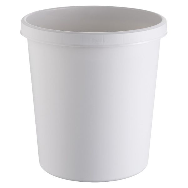 Helit papierkorb h6105882 lichtgrau 18lt - Helit-h6105882-4012086052473