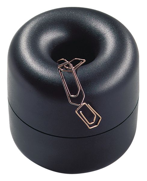 Helit klammernspender h6257995 7x7cm, 20 klammern schwarz - Helit-h6257995-4012086041408