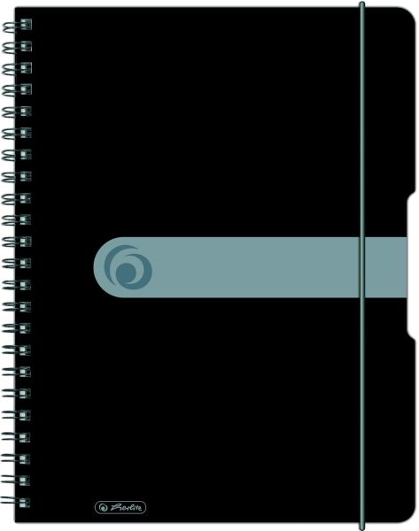 Herlitz collegeblock a4 11293073 easy orga 5mm kar. schwarz - Herlitz-11293073-4008110464435