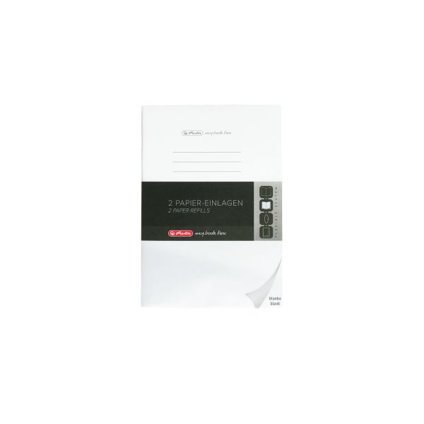 Herlitz my.book flex refill a5 2x40 b. 50034130 blanko - Herlitz-50034130-4008110262505