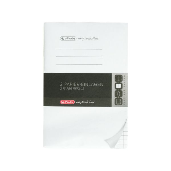Herlitz my.book flex refill a6 2x40 b. 50034154 kariert - Herlitz-50034154-4008110262598