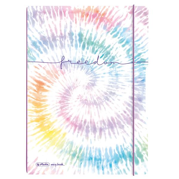 Herlitz notizheft a4, 80 g/m2 50044276 new batik freedom kar./lin. - Herlitz-50044276-4008110366463