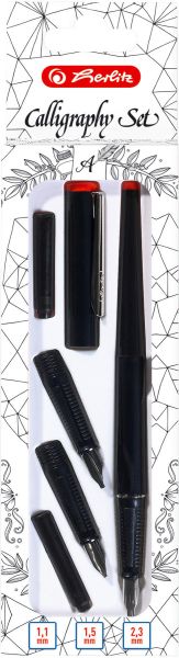 Herlitz kalligraphie set 8623001 5-teilig - Herlitz-8623001-4008118623001