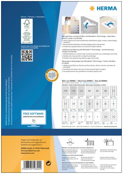 Herma etiketten special 63.5x46.6mm 10302 weiss,non-perm. 1800st./100bl. - Herma-10302-4008705103022-02.jpg