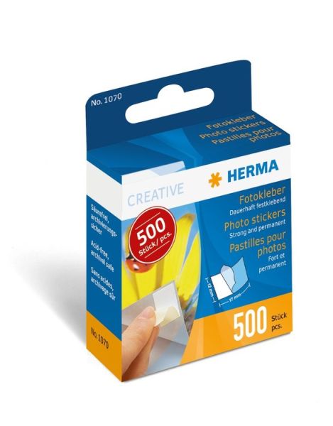 Herma fotokleber-spender 1070 permanent 500 stück - Herma-1070-4008705010702