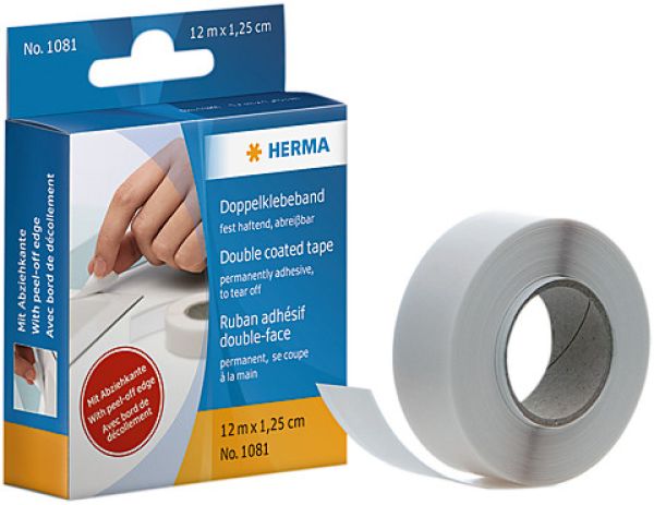 Herma klebeband doppels. 12mx12,5mm 1081 - Herma-1081-4008705010818
