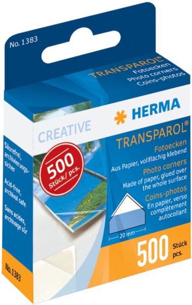Herma fotoecken dispenser 1383 500 stück - Herma-1383-4008705013833