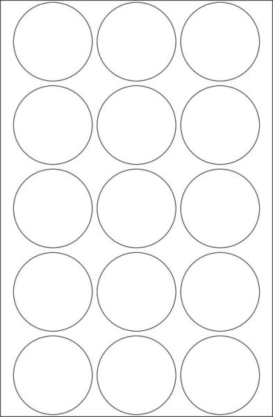 Herma markierungspunkte 32mm 2270 weiss 480 st./32 blatt - Herma-2270-4008705022705
