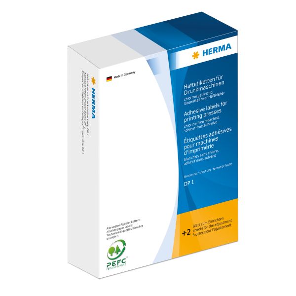 Herma ringetiketten 49x10mm 2990 weiss 5000 stück - Herma-2990-4008705029902