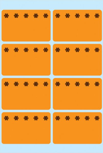 Herma tiefkühletiketten 26x40mm 3774 orange 48 stück - Herma-3774-4008705037747