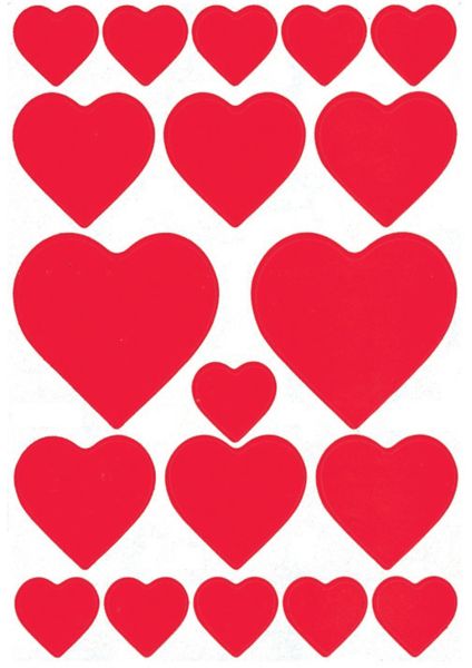 Herma etiketten decor 80x120mm 3827 rot 3 stück - Herma-3827-4008705038270
