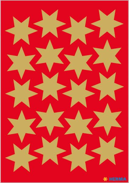 Herma sticker sterne 21mm 3905 gold 60 stück/3 blatt - Herma-3905-4008705039055-02.jpg