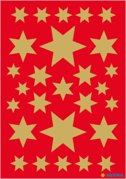 Herma sticker sterne 3927 gold 81 stück/3 blatt - Herma-3927-4008705039277-02.jpg