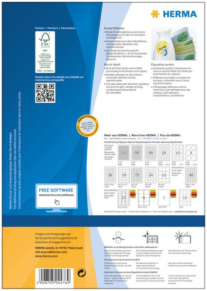 Herma etiketten special 40x40mm 4476 weiss,non-perm. 2400st./100bl. - Herma-4476-4008705044769-02.jpg