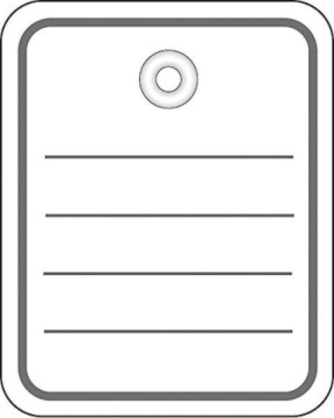 Herma stückwaren anhänger 40×50mm 6820 weiss ohne faden 1000 stück - Herma-6820-4008705068208