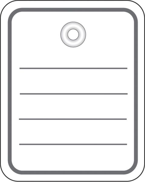 Herma stückwaren anhänger 40x50mm 6822 weiss 1000 stück - Herma-6822-4008705068222