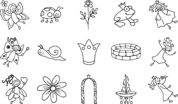 Heyda stempel-dose 204888487 prinz./feen 15 stück - Heyda-204888487-4005329884870-02.jpg