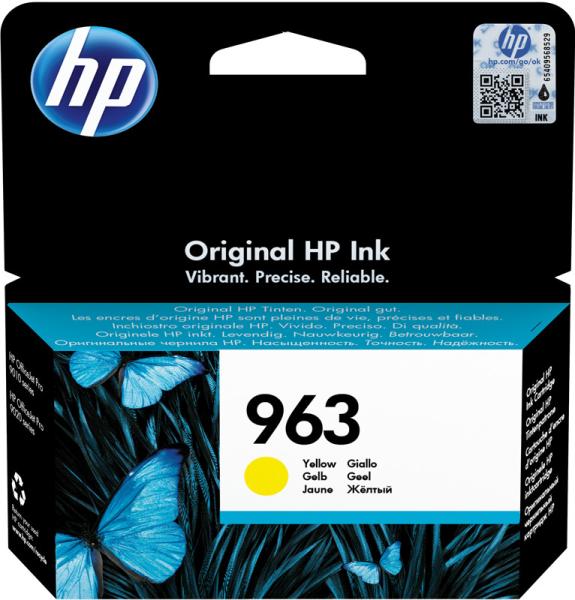 Hp tintenpatrone 963 yellow 3ja25ae officejet 9010/9020 700 s. - Hp-3ja25ae-0192545866422