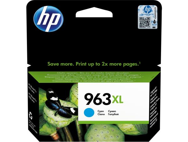Hp tintenpatrone 963xl cyan 3ja27ae officejet 9010/9020 1600 s. - Hp-3ja27ae-0192545866507