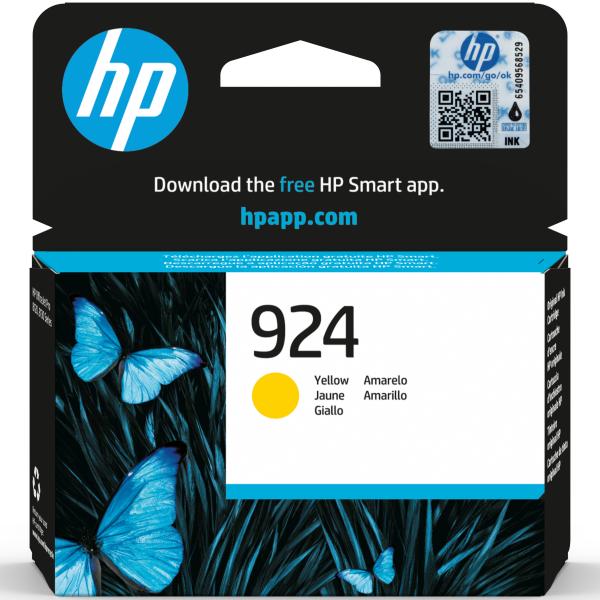 Hp tintenpatrone 924 yellow 4k0u5ne officejet pro 8120/8130 400 s. - Hp-4k0u5ne-0196786147388