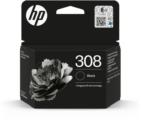 Hp tintenpatrone 308 schwarz 7fp21ue envy 6122e/6520e 160 seiten - Hp-7fp21ue-0196786390470