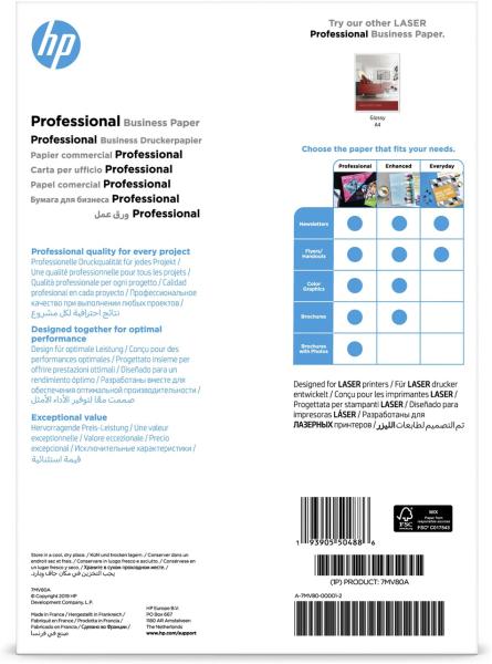 Hp professional fsc paper a4 7mv80a laser matte 200g 150 blatt - Hp-7mv80a-0193905504886-02.jpg