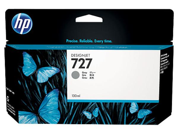 Hp tintenpatrone 727 grey b3p24a designjet t920/t1500 130ml - Hp-b3p24a-0887111963796