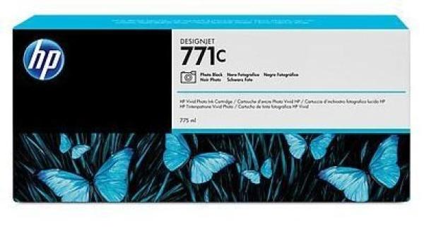 Hp tintenpatrone 771c photo black b6y13a designjet z6200 775ml - Hp-b6y13a-0887111300584