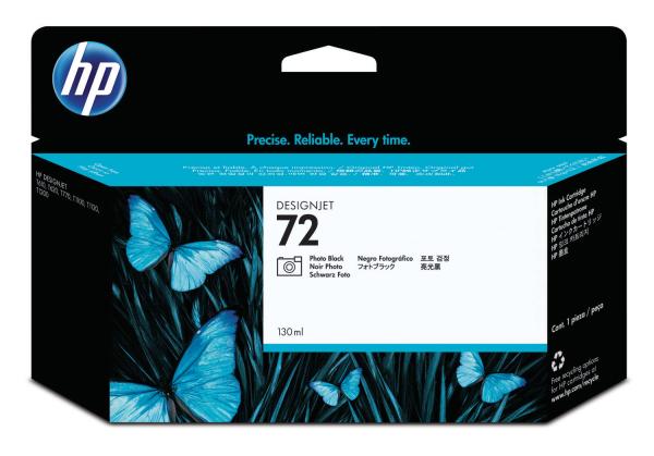 Hp tintenpatrone 72 photo schwarz c9370a designjet t1100 130ml - Hp-c9370a-0808736779760