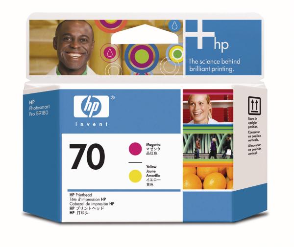 Hp druckkopf 70 magenta/yellow c9406a designjet z2100/z3100 - Hp-c9406a-0882780390775