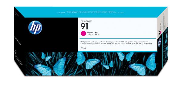 Hp tintenpatrone 91 magenta c9468a designjet z6100 775ml - Hp-c9468a-0882780987227-02.jpg
